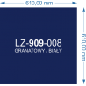 Laser Flex LZ-909-008 granatowy/biały 610x610