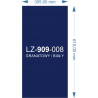 Laser Flex LZ-909-008 granatowy/biały 305x610