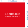LZ-903-008 czerwony/biały 610x610