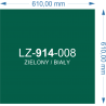 LZ-914-008 zielony/biały 610X610