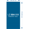 LZ-904-008 niebieski/biały 305x610