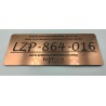 LZP-864-016 szczotkowany miedziany/czarny