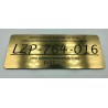 LZP-764-016 szczotkowany antyczny złoty/czarny